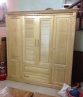 Hình ảnh: Tủ áo gỗ sồi nga 4 buồng BA001