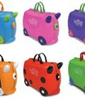 Hình ảnh: Vali kéo Trunki màu hồng dê thương cho bé gái, màu đỏ đen khoẻ khoắn cho bé trai