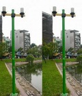 Hình ảnh: Cột đèn trang trí sân vườn khu phố ARLEQUIN thân nhôm chùm 2,4 bóng, LH 0963 120 518.