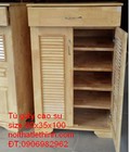 Hình ảnh:  Tủ giầy gỗ cao su, 