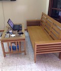 Hình ảnh: thanh lý 1 bộ sofa gỗ