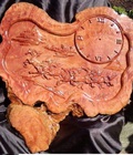 Hình ảnh: Đồng hồ điêu khắc gỗ trường mật
