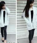 Hình ảnh: XAKHOTHOITRANG COM Xả áo len khoác cardigan muối tiêu dáng dài chỉ 149k/áo. Duy nhất tại 90 Vũ Trọng Phụng