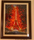 Hình ảnh: Tranh Chữ thập đóng khung  Đêm Ở Paris