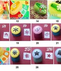 Hình ảnh: Con dấu cắt giấy CraftPunch, nhiều họa tiết mẫu cắt