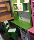 Hình ảnh: Bộ bàn liền giá sách 80 sơn PU