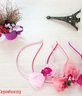 Hình ảnh: Cài Tóc Hoa Nơ Giấy