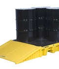 Hình ảnh: Pallet chống tràn dầu, hoá chất EcoPolyBlend Spill Control Pallet, 4 drum square