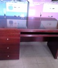 Hình ảnh: Bàn trưởng phòng 1m2 sơn PU + kính