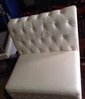Hình ảnh: Sofa cafe đơn, nệm simily trắng giá rẻ