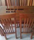 Hình ảnh: bàn ân gỗ xoan đào 4 ghế