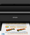 Hình ảnh: Máy in Epson T30 cũ đã có gắn bộ tiếp mực ngoài