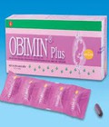 Hình ảnh: OBIMIN PLUS Bổ sung vitamin và khoáng chất cùng các acid béo thiết yếu.