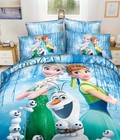 Hình ảnh: Bộ CHĂN, GA, 2 VỎ GỐI 5D nữ hoàng băng giá frozen ĐẸP MÊ LY