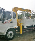 Hình ảnh: Xe tải thaco ollin800a gắn cẩu 5 tấn soosan
