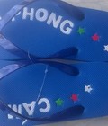 Hình ảnh: Dép đúc khắc chữ theo yêu cầu độc nhất vô nhị