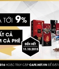 Hình ảnh: GIẢM GIÁ LÊN TỚI 9% cho tất cả sản phẩm cà phê.