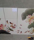 Hình ảnh: Gạch tranh sen & cá ba đuôi vàng