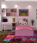 Hình ảnh: Phòng ngủ Hello Kitty cho bé gái 