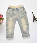Hình ảnh: Quần jean dài hàng nhập khẩu size đại lưng thun cho bé