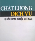 Hình ảnh: Sách Chất lượng dịch vụ tại các doanh nghiệp Việt Nam