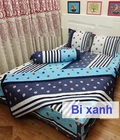 Hình ảnh: Chăn hè trần 2 mặt bi xanh