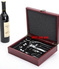 Hình ảnh: Bộ mở rượu vang, Bộ mở rượu vang cao cấp hộp gỗ, Bộ khui nắp chai rượu vang, Phụ kiện rượu, Quà tặng đẹp 2015