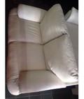 Hình ảnh: ghế sofa bọc da màu trắng
