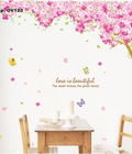 Hình ảnh: Decal dán tường Ovivi cây anh đào tình yêu nhỏ OV123