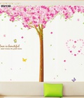 Hình ảnh: Decal dán tường Ovivi cây anh đào to OV130