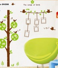 Hình ảnh: Decal dán tường ovivi cây khung ảnh the song OV208