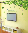 Hình ảnh: Decal dán tường Ovivi Cây xanh mùa hè OV256