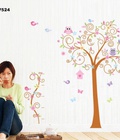 Hình ảnh: Decal dán tường Ovivi Cây cú mèo to OV524