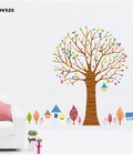 Hình ảnh: Decal dán tường Ovivi Cây trong thành phố OV525