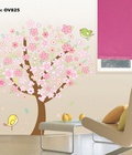 Hình ảnh: Decal dán tường Ovivi cây hoa đào phai OV825