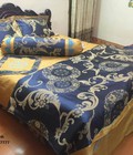 Hình ảnh: Bộ trần thêu Gấm Lụa pha Cotton Satin TRẦN BÔNG 5 GỐI 