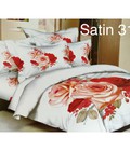 Hình ảnh: Bộ drap lụa satin HQ 1300k bộ 1m6 có mền