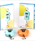 Hình ảnh: Cân điện tử cầm tay mini có móc treo hình mặt cười
