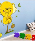 Hình ảnh: Đồng hồ treo tường kèm decal hình con voi