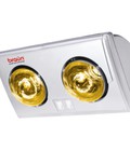 Hình ảnh: Đèn sưởi nhà tắm Braun 2 bóng vàng BU02G
