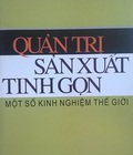 Hình ảnh: Sách Quản trị sản xuất tinh gọn