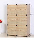 Hình ảnh: Tủ ghép đa năng vân gỗ 6H-TG140 
