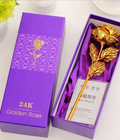 Hình ảnh: Hoa hồng mạ vàng 24k ngày 20/10