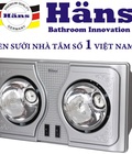 Hình ảnh: Đèn sưởi nhà tắm Hans 2 bóng H2B