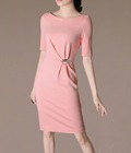 Hình ảnh: Đầm công sở nhún eo đính đá R1459