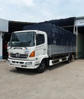 Hình ảnh: Xe tải hino 5 tấn 9 fcjj mui phủ ,fc9jjsw 6 tấn thùng mui bạt nhôm hộp