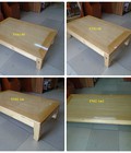 Hình ảnh: Bàn trà Nhật mặt veerner Pơmu khung chân gỗ thông TN02