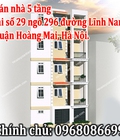 Hình ảnh: Cần bán nhà 5 tầng, hướng TN, nhà 2 mặt ngõ, tại số 29 ngõ 296 đường Lĩnh Nam quận Hoàng Mai, Hà Nội.