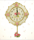 Hình ảnh: Đồng hồ treo tường hoa hồng