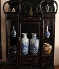 Hình ảnh: Tủ bày đồ ,  gốm sứ tượng - phong cách Pháp